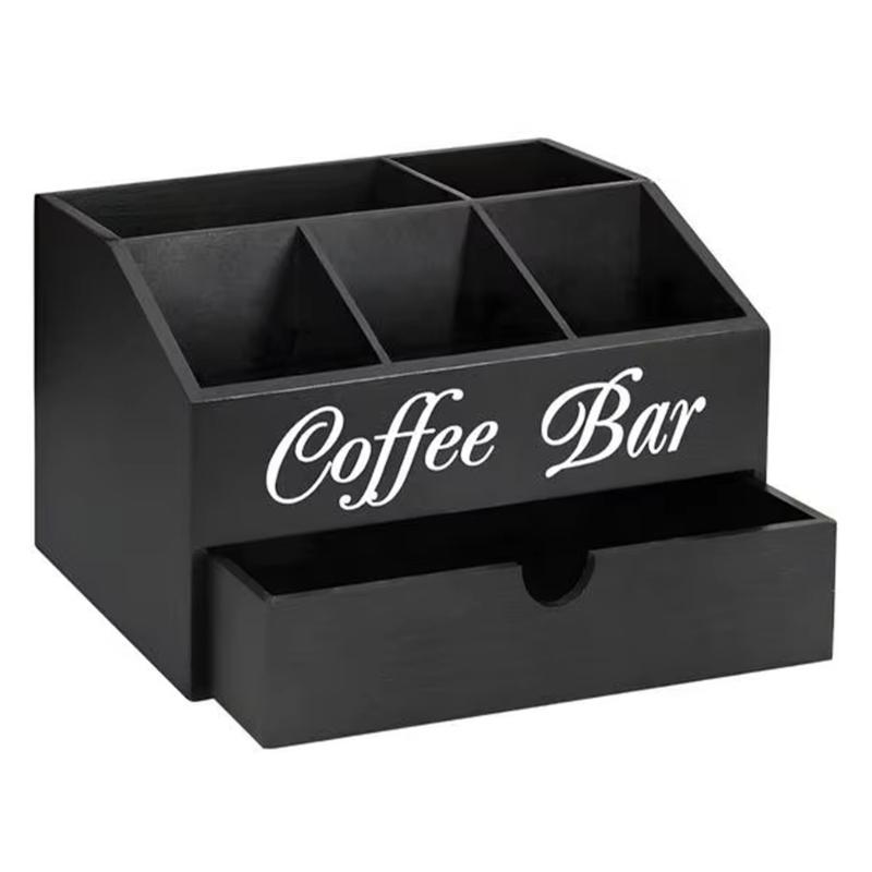 

Multipurpose Wood Coffee Pods Storage Basket for Kitchen Counter Featuring Unique Carving Designs and Sturdy Mats 1