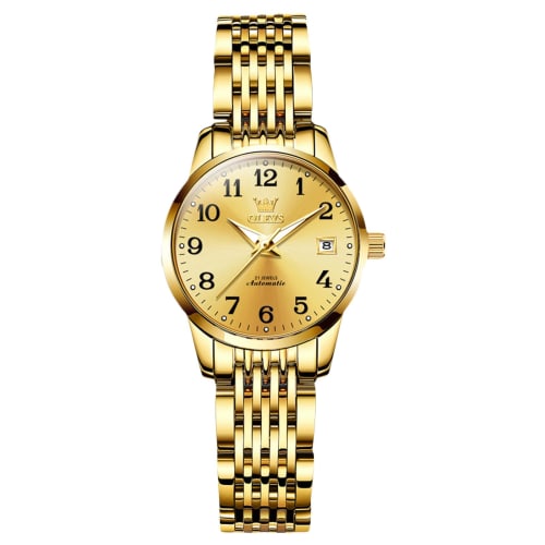 

RORIOS Women s Automatic Watch with Date Display, Mechanical Wristwatch, Multi-Function, Simple Quartz Movement, Perfect for Commuting, School, or Cas