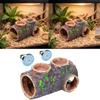 Realistic Reptiles Cave Hide Box Safe Comfortable Shelter Waterer and Feeders For Geckos Turtles And Amphibians