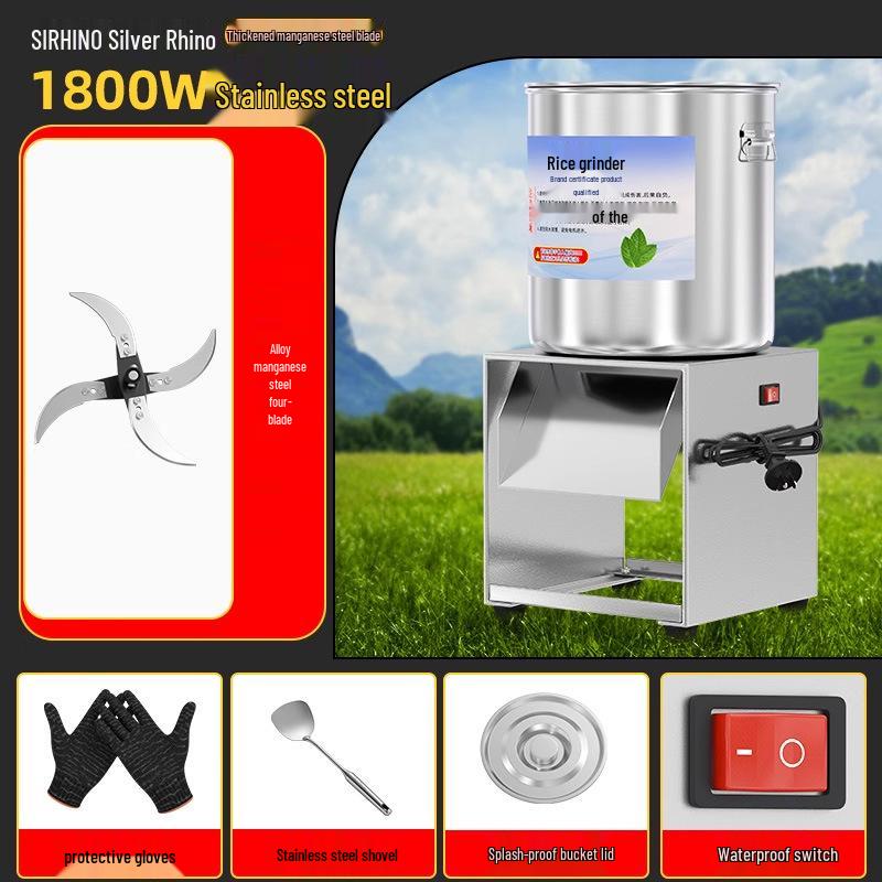 Gemüseschneider & Geflügelfutter-Mühle aus Edelstahl