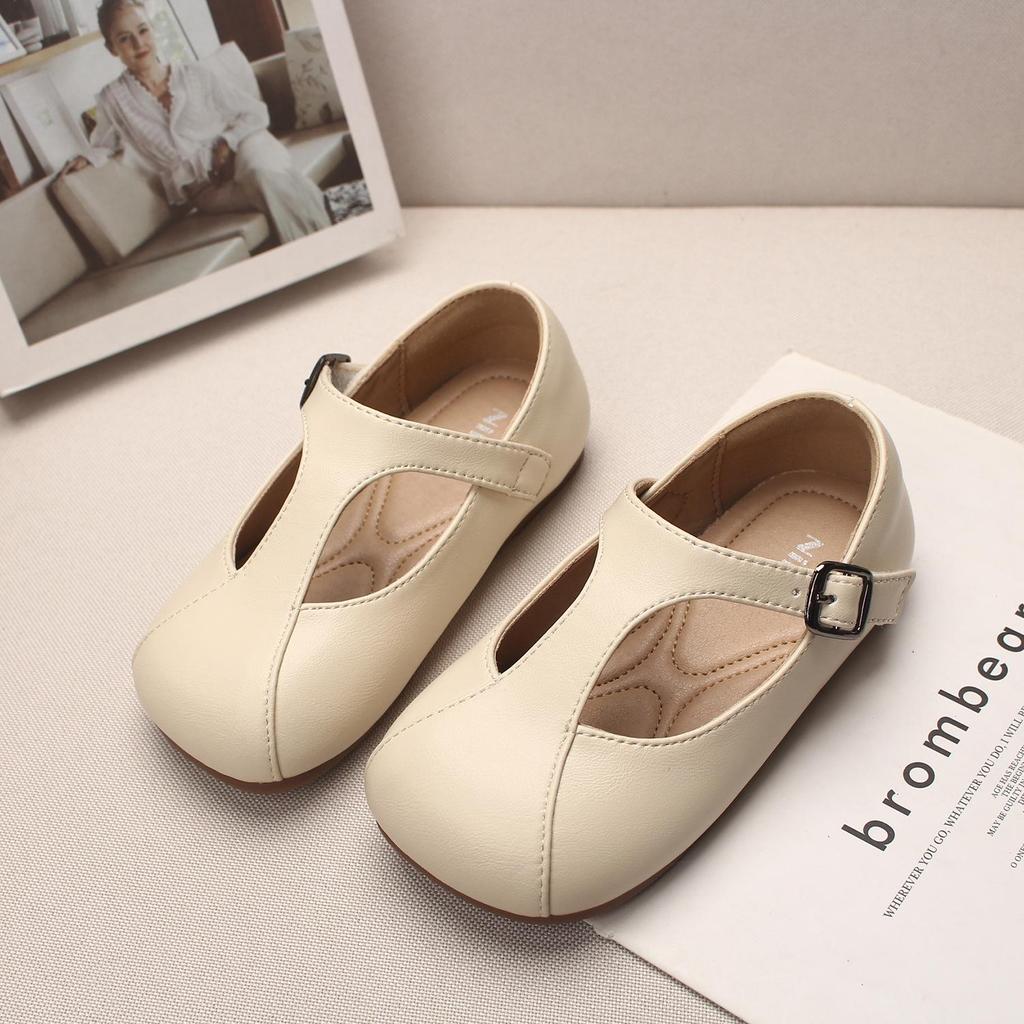 2026 Spring Stylish Girls' Leather Princess Shoes - Toddler Soft Sole Black