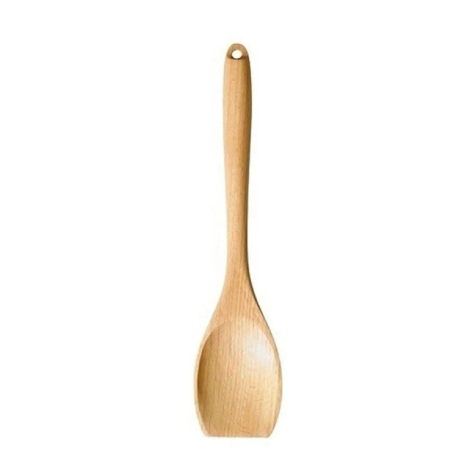 

Serving Tablespoon Wooden Spoon Cornered And Long