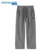 Jeanswest Men's Chenille Loose Wide-Leg Straight Sweatpants