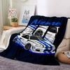 Custom Name Racing Theme Printed Blanket - Perfect for Couch, Bed, Travel & Outdoor Use | Machine Washable, Cozy & Durable.