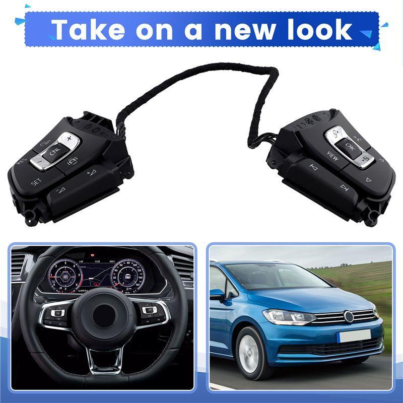 Multifunktions-Lenkrad Lautstärkeregler Schalter Tasten Für VW Tiguan Touran 5NA959442A