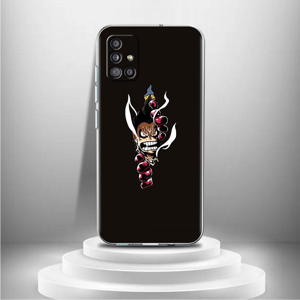 

Прозрачный чехол для Samsung Galaxy A52 A12 A51 A32 A21s A71 A32 A22 50 A70 A31 A72 5G, цельный чехол для телефона для мальчиков, аниме Samsung A30