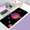 Saturn Beautiful Planet Art Mouse Pad Large Gaming Mousepad With Thick Stitched Edge NonSlip Desk Mat