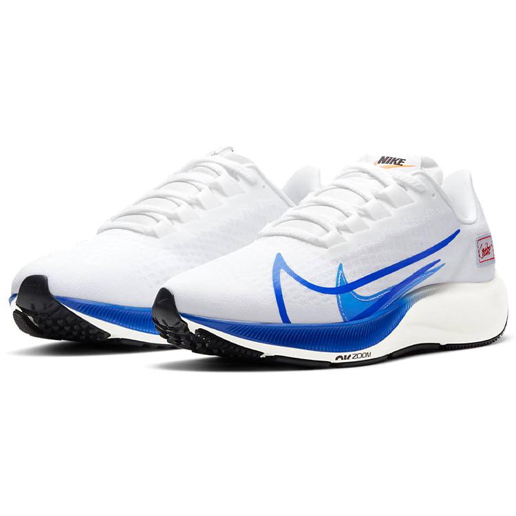New Nike Air Zoom 37 Premium Blue Ribbon Sports White CQ9908-100