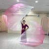Belly Dance Props Flag Church Performance Accessories 190*140Cm Gradual Colors Belly Dance Props Semicircle Flags With Sticks
