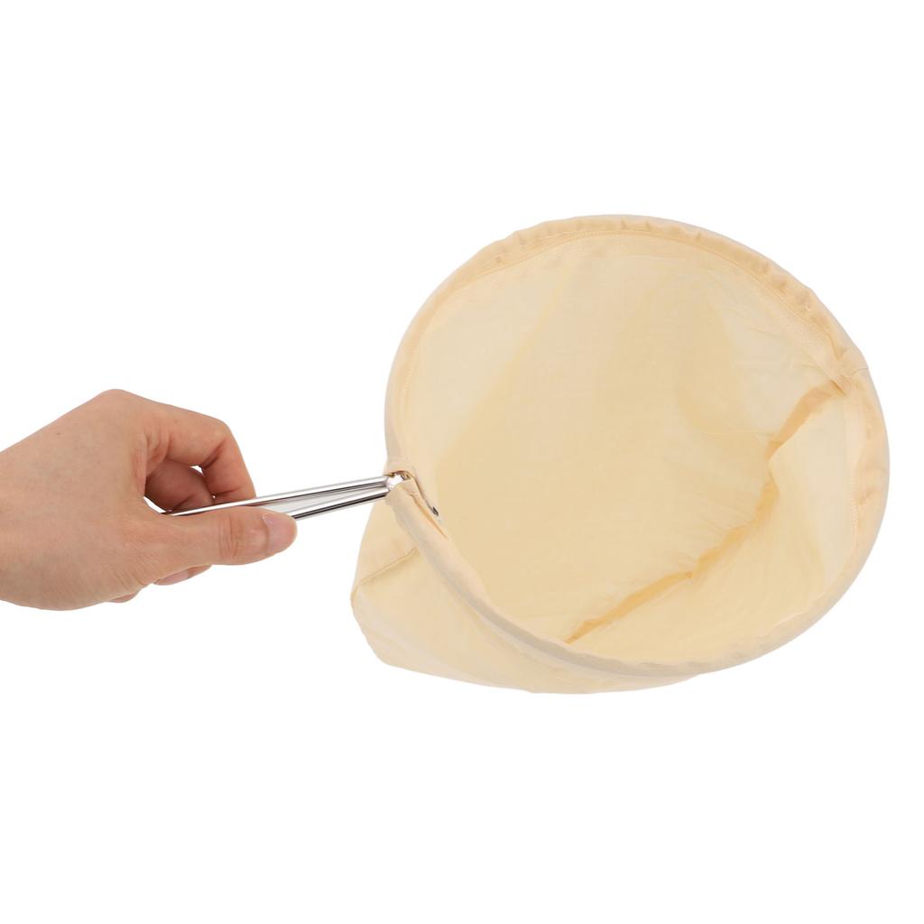 Food Strainer Bags with Stainless Steel Handle Frame Design Reusable Food Filter Bags for Nut
