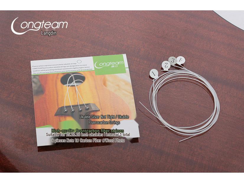 Langting Carbon Fiber Ukulele Strings Set for 21/23/26 Inch Ukuleles