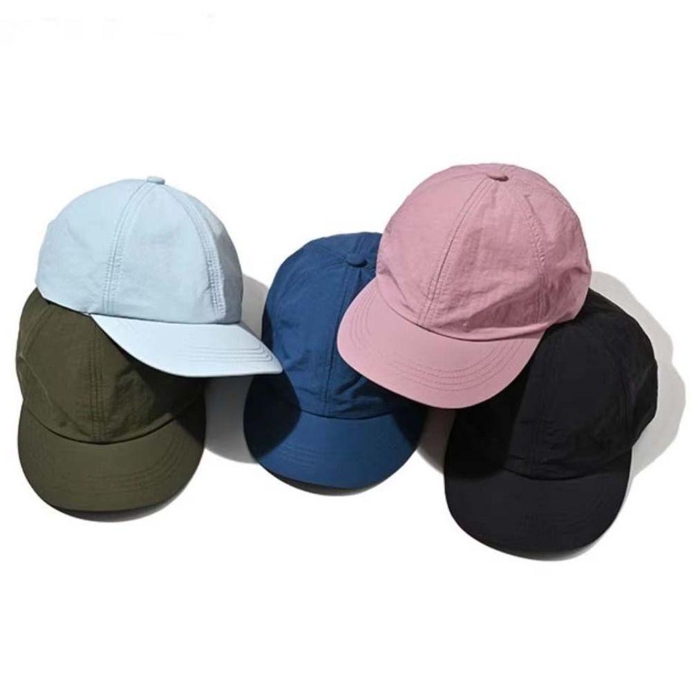 Drawstring Design Baseball Cap Japanese Style Snapback Hats Sports Hat Sunshade Cap  Trucker Cap