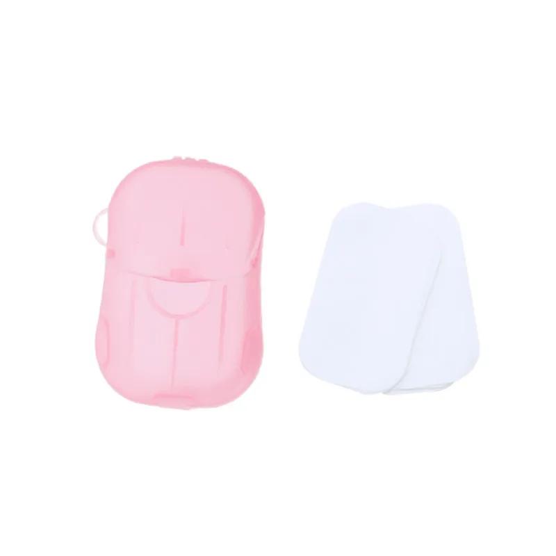 20PCS Portable Soap Paper Disposable Soap Paper Flakes Washing Cleaning Hand for Kitchen Toilet Outdoor Travel Camping Hiking
