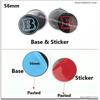 56mm with Brabus B Logo for Vito V Class Car Engine Hood Logo or Rear Trunk Emblecm Badge Logo Modification Accessories