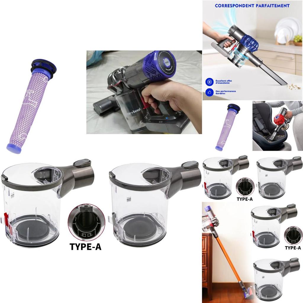 Für Dyson V6 Typ A Staubbehälter mit Zyklon-Auffangkappe für den Hausgebrauch
