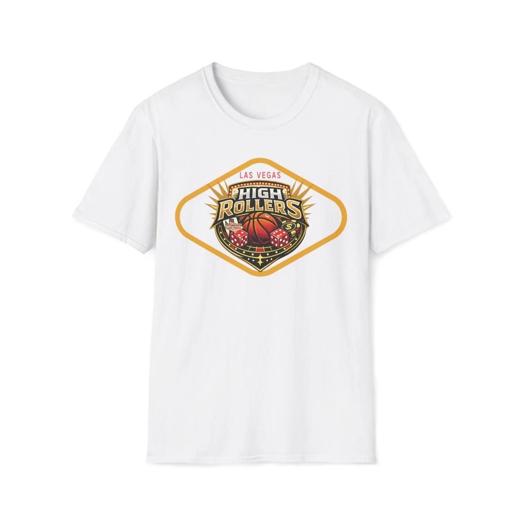 Las Vegas High Rollers Expansion Basketball T-Shirt | Unisex Softstyle Tee