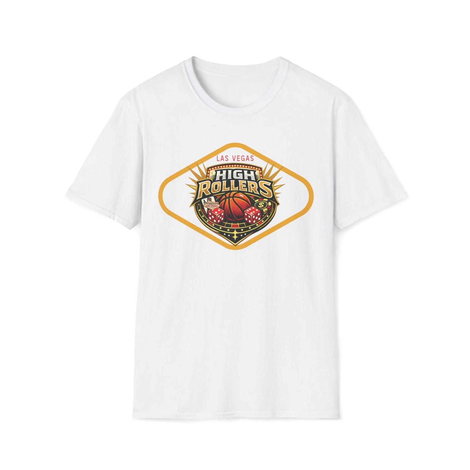 

Las Vegas High Rollers Expansion Basketball T-Shirt | Unisex Softstyle Tee 2XL