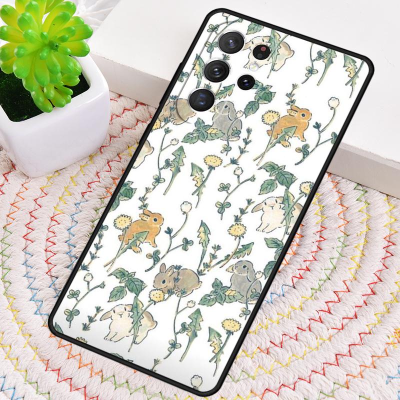 Bunny Rabbits Phone Case for Samsung Galaxy note 10 pro S26 Ultra S23 S24 FE S25 S21 S22 PLUS shockproof Cove