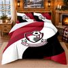 Печатный комплект постельного белья из 3 предметов Bournemouth Football Pattern Простыня Наволочка Для Декора Спальни