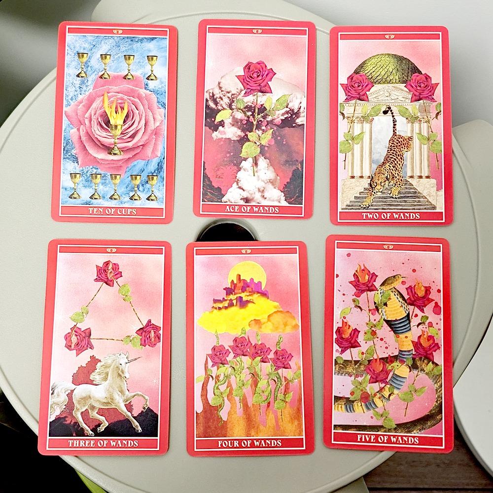 Goddess of Love Tarot: A Deck for Embodying The Erotic Divine Feminine 78 Pcs Cards 10.3*6cm