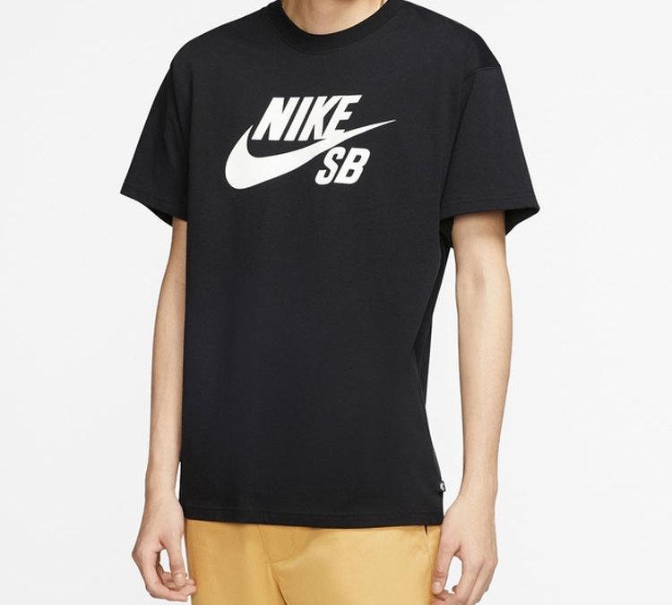 Nike T Shirts Men's Black Crew Neck Moderate Straight Fit CV7540-010