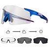 Color Changing Cycling Glasses, Nearsighted Men and Women, Outdoor Sports, Windbreak and Sand Protection Goggles, Bicycle Accessories