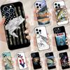 Bass Fishing Phone Case For iPhone 17 Pro Max 17 Air 16E 13 12 Mini 15 14 Plus 11 16 Pro Max Back Cover