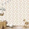 Leopard Wallpaper White and Cream for Living Room and Bedroom 50x1000