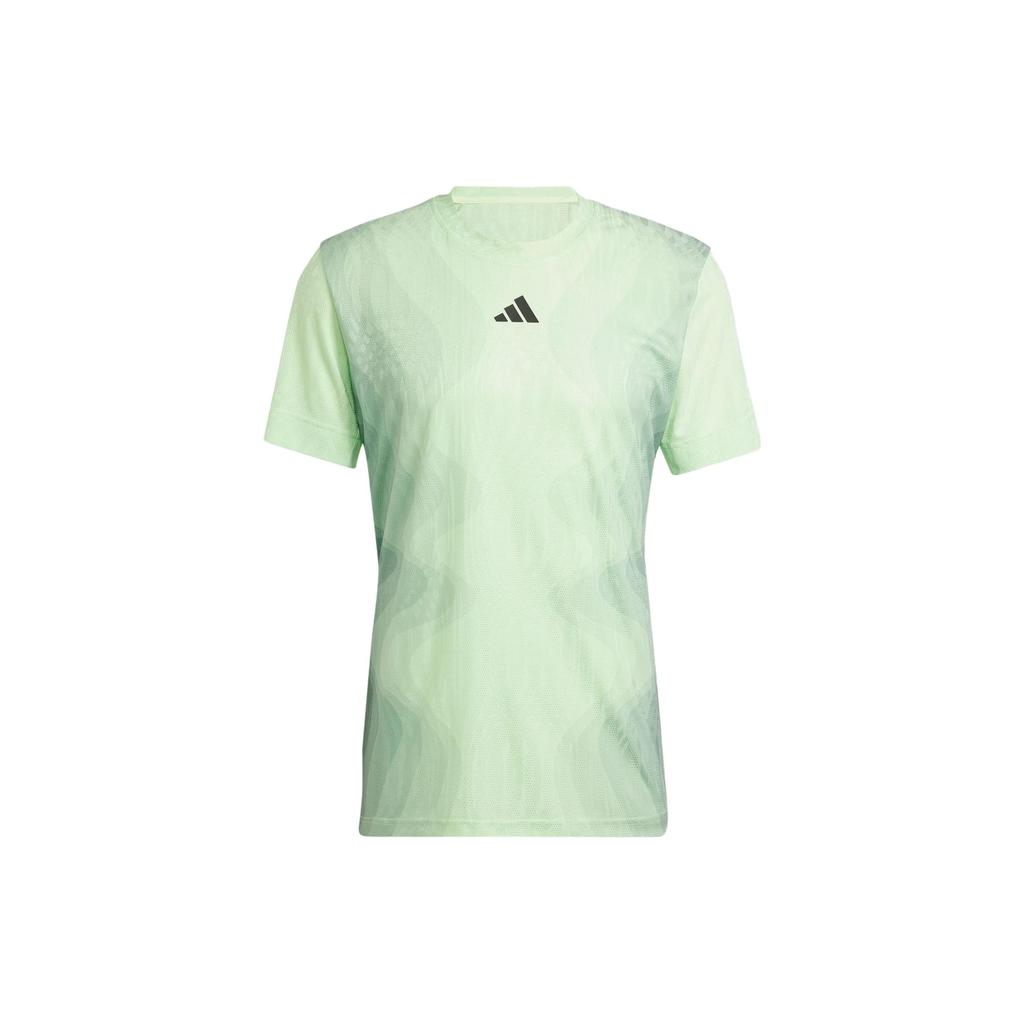 Adidas Tennis Airchill Pro FreeLift Tee Semi Green Spark Men Streetwear IL7384