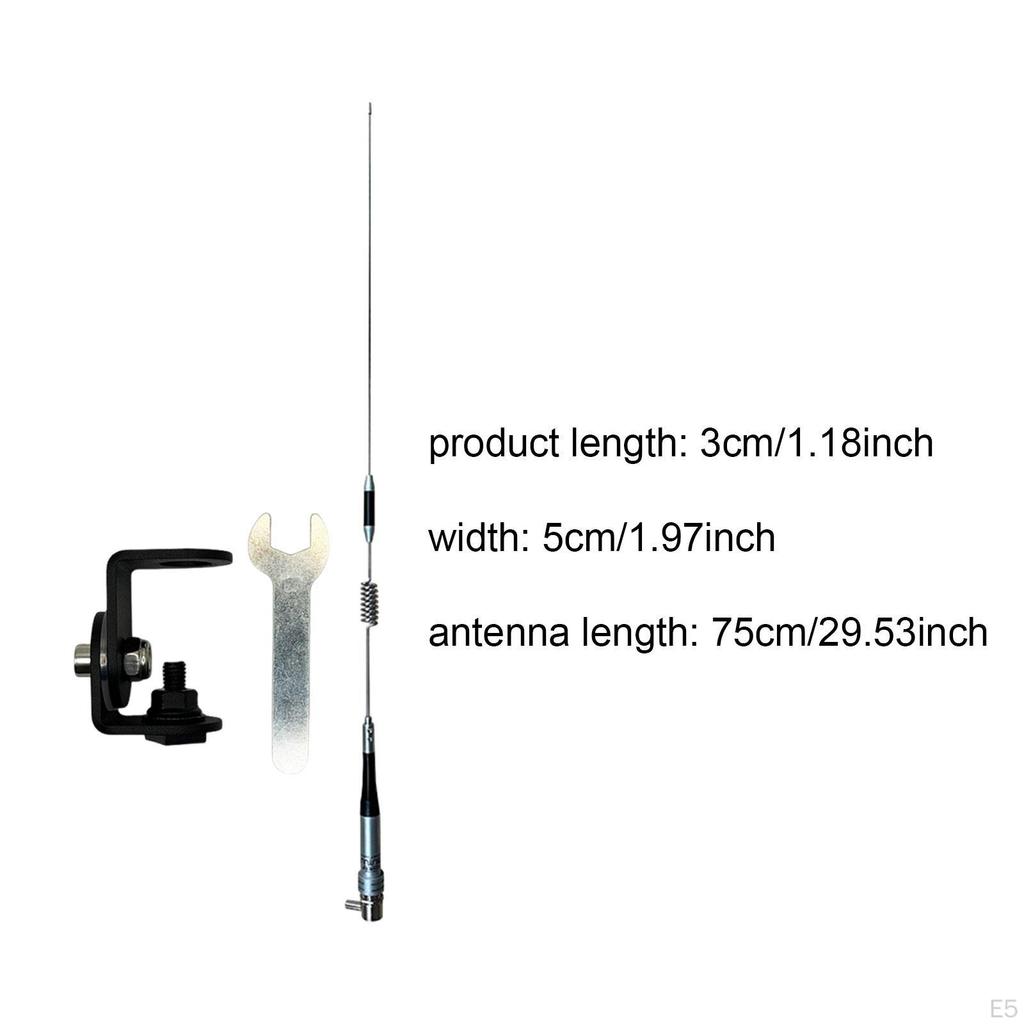 Car Antenna Mount Bracket 180° Rotation Practical Durability Sturdy Replacement Portable