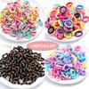 100 Pcs/Pack, High Elasticity, Candy Color, Small Seamless Hair Band, Colored Hair Rope, Children'S Hair Accessories, Seamless Towel Ring.
