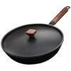 Zhang Xiaoquan 32cm Fine Iron Lightweight Wok with Lid