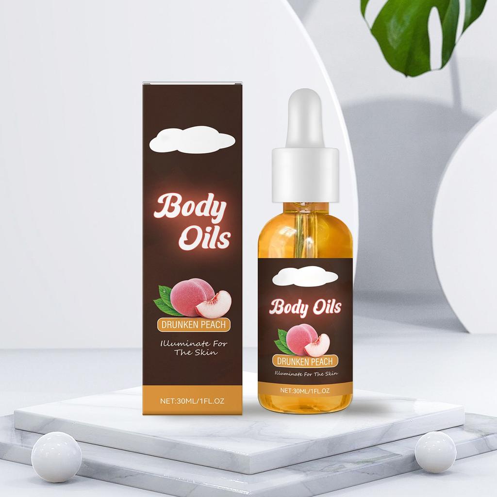 Řada tělových olejů: Vyživuje kolena, Čistí a zjemňuje suchou drsnou pokožku, Dlouhotrvající vůně s bělícím účinkemS 30ml