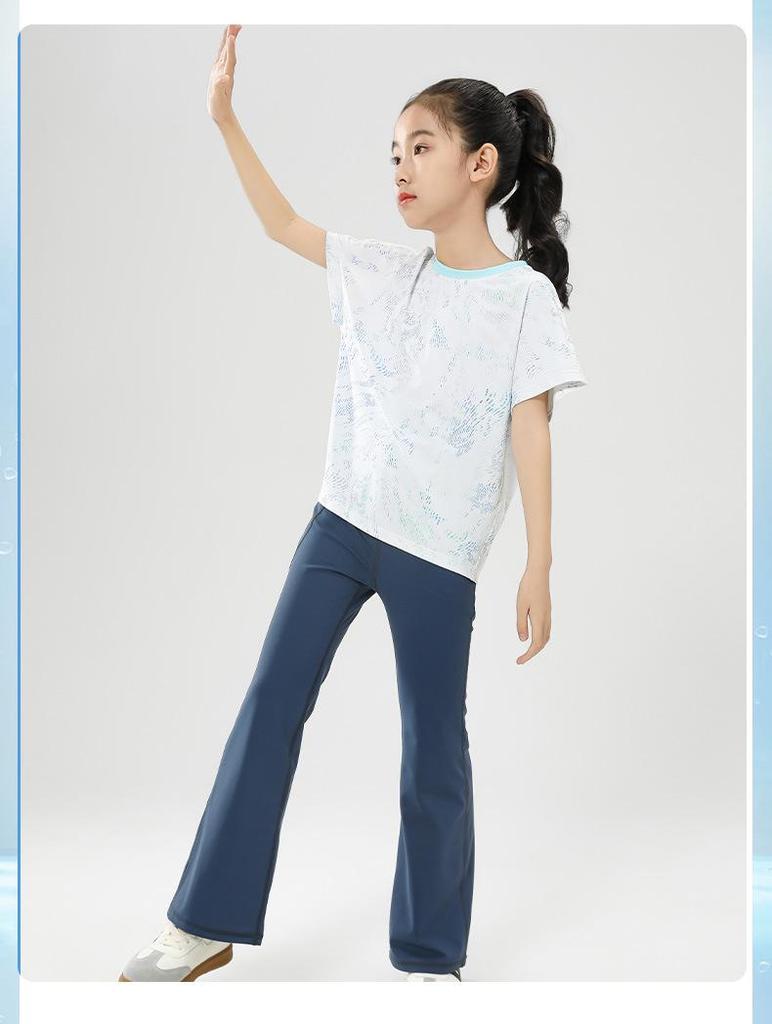Quick-Dry Sun-Protection Sportswear with Logo, for Girls and Parent-Child, Breathable, Medium & Large, Summer Collection