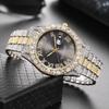 Watch Mens Casual With Rhinestone Calendar And Roman Scale Wristwatch Gifts