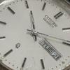 Used CITIZEN Citizen CQ 6100-S96389 Silver Day-Date Working Condition Confirmed Operation Battery Replaced Men's Women's Unisex Quartz