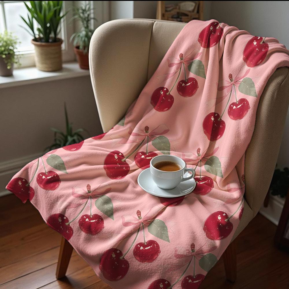 Pink Blue Heart Lollipop Soft Flannel Blanket Breathable Warm Throw for Office Car Sofa Kids Room Birthday Xmas Gift