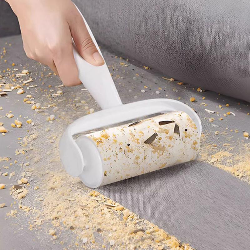 Tearable Roll Paper Hair Sticky Roller Dust Pet Hair Remover Brush Clothes Carpet Cleaning Replaceable Core 10/16Cm Surface