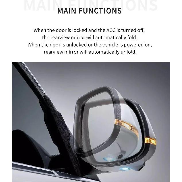 Intelligent Universal Automatic Car Rearview Mirror Folding System Rear View Auto Side Mirrors Folding Kit Modules Accessories