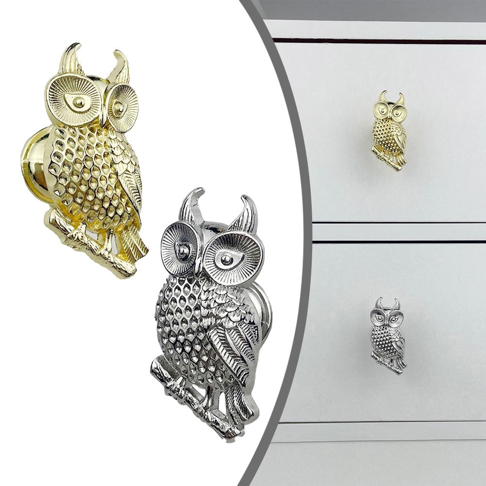 Creative Handle 5.2*2.2*3cm Single Hole Owl Handle Favorable Prices High Quality Not Easy To Oxidize Practical To Use