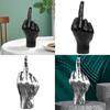 Creative Hand Gesture Desk Statues Art Platform Statue Finger Sculpture r for Living Room