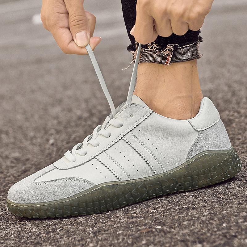 Four seasons tide shoes fashion transparent shoes soft sole casual shoes breathable board shoes men's sports shoes flat baseplate shoes