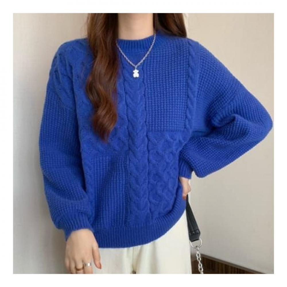 Navava Knit Sweater Long Sleeve Round Neck Nk1675