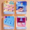 DIY Colored Clay Ice Cream Pretend Play Kids Plasticine Machine Toys Game Simulation Make Hamburger Creative Toy Slime Kit Gifts
