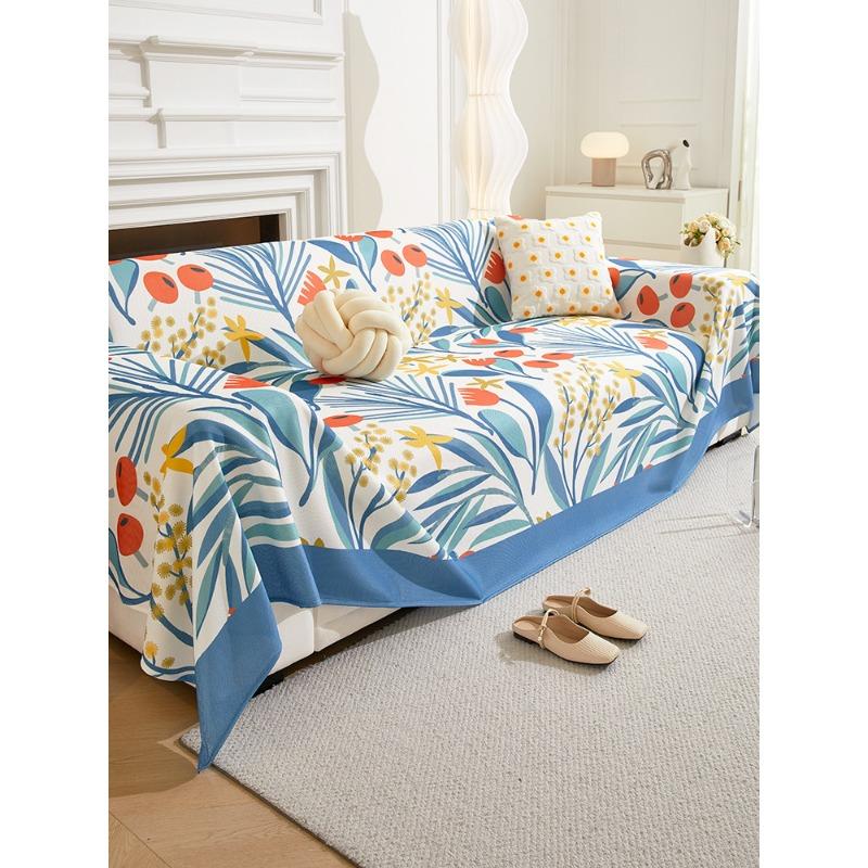 Sofa Cover Towel Full Cover Non-Slip Sofa Cushion Summer Seat Cushion for Summer Cartoon Universal Leather Sofa Cover