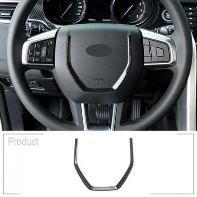 ABS Carbon fiberSteering Wheel U Shape Trim For Land Rover Discovery Sport 15-19
