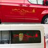 Car Stickers Van Camper Mountain Decal Vinyl Caralife Decoration For Truck Camper RV Bus Caravan Body Auto Tuning Accessories