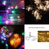Charming Solar Powered Star String Lights For Festive Outdoor Camping Decor