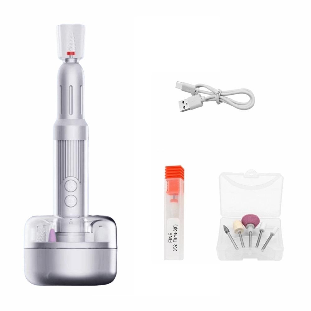 Portable Electric Nail Grinder durable Nail Polisher Nail Kit Nail Drill Machine Nail Art