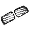 Car Front Hood Kidney Grille Grill Gloss Black For BMW E36 3 Series 1997 1998 1999 Facelift 51138195152 51138195151